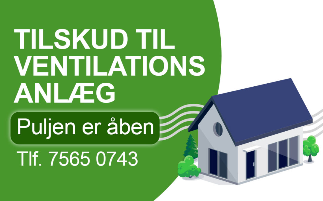 Tilskud til ventilationsanlæg